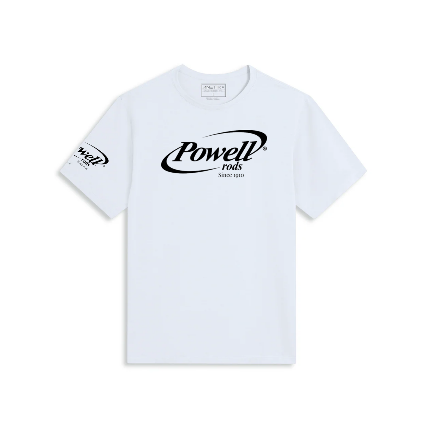 Anetik - Low Pro Tech Shortsleeve | White | Black Logo