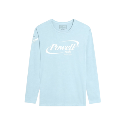 Anetik Low Pro Tech L/S | Mens | Glacier Blue | White Logo