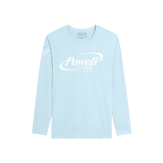Anetik Low Pro Tech L/S | Mens | Glacier Blue | White Logo