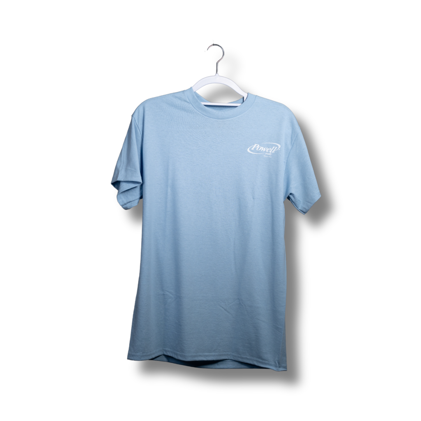 Gildan 100% Cotton T-Shirt | Baby Blue | Small White Logo