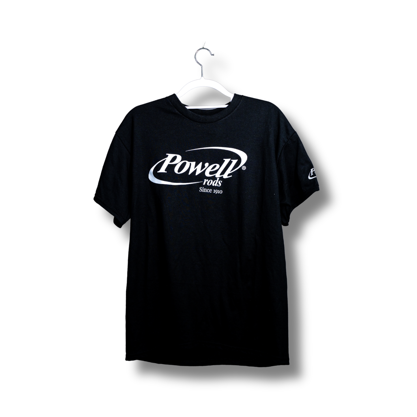 Gildan 100% Cotton T-Shirt | Black | Large White Logo