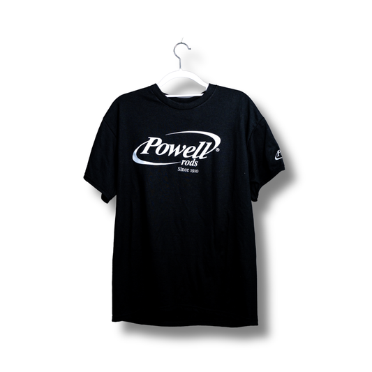Gildan 100% Cotton T-Shirt | Black | Large White Logo
