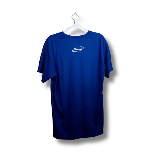Gildan 100% Cotton T-Shirt | Cobalt Blue | Small White Logo