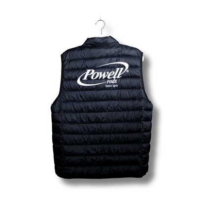 Weatherproof Down Vest | Black | Large White Logo