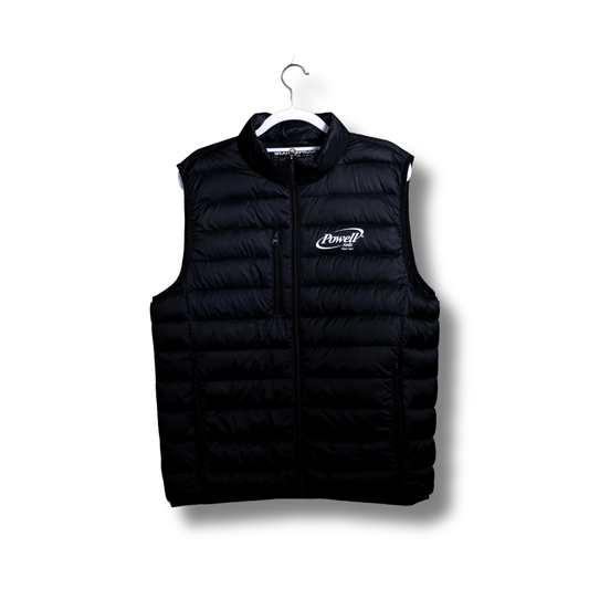 Weatherproof Down Vest | Black | Small White Logo